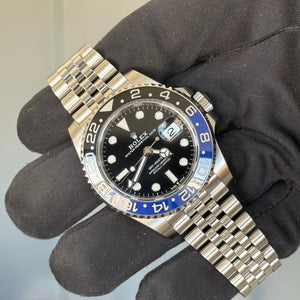 2023 Rolex GMT Master II 'Batgirl' / 126710BLNR / Jubilee Band / Like New