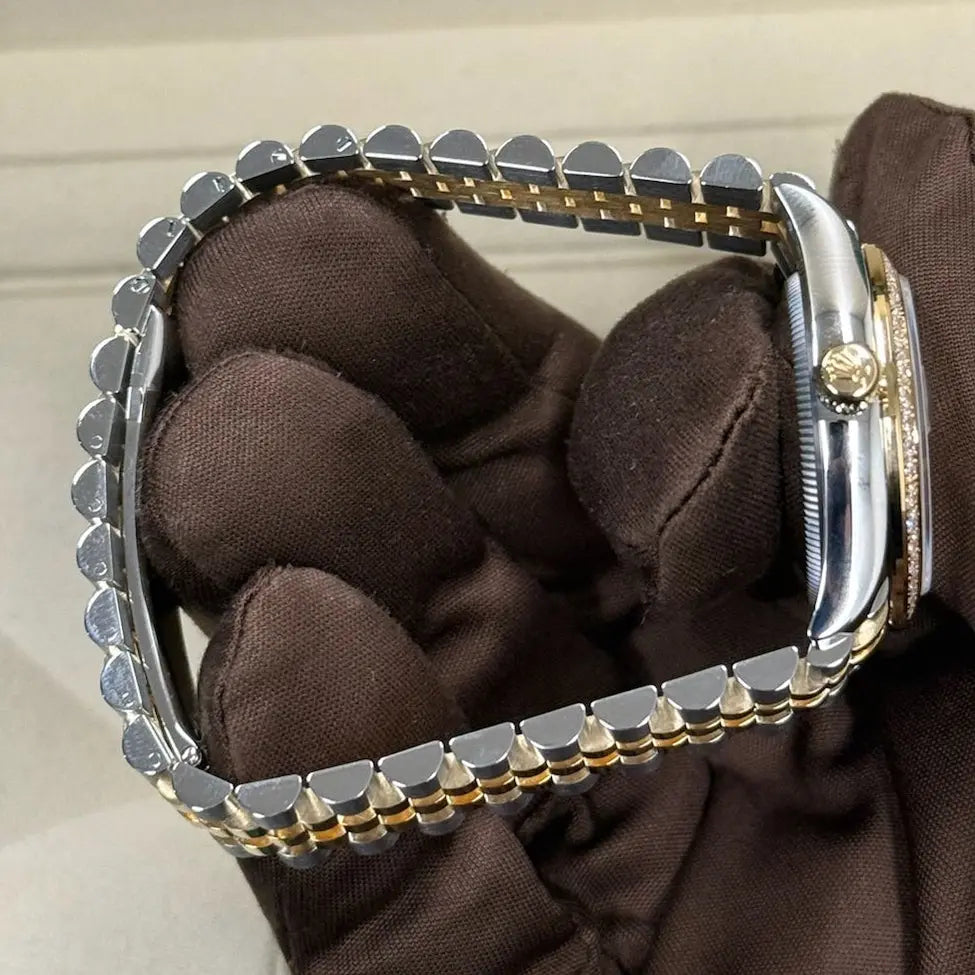 2025 Datejust 31 Champagne Dial / 278383RBR / Factory Diamond Dial / Brand New & Unworn / Box & Papers Just Watch It