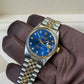 1986 Rolex Datejust 36 Blue Diamond Dial / 16233 / Two Tone Yellow Gold / Mint Condition / Watch & Box Just Watch It