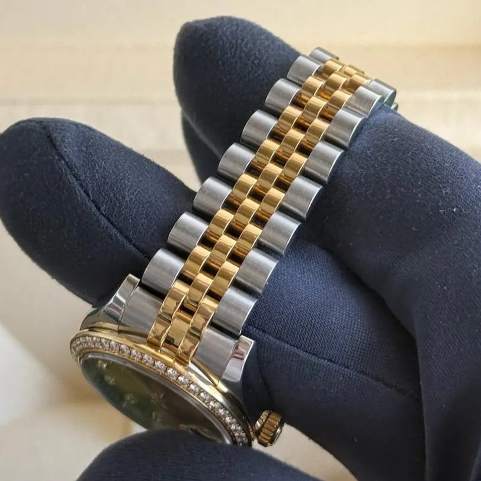 2018 Rolex Datejust 31 Champagne Diamond Dial with Factory Diamond Bezel / 278383RBR / Jubilee Band / Mint Condition - Just Watch It