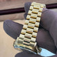 1989 Rolex Day Date 36 Champagne Linen Dial / 18238 / Yellow Gold / Presidential Bracelet / Original Condition