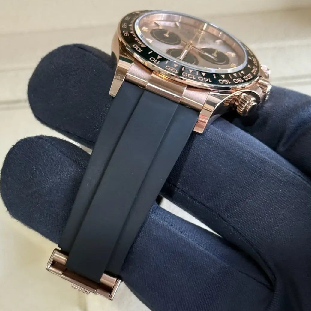 2024 Rolex Daytona Cosmograph 'Sundust' Dial / 126515LN / Rose Gold on Oysterflex / Like New / Box & Papers Just Watch It