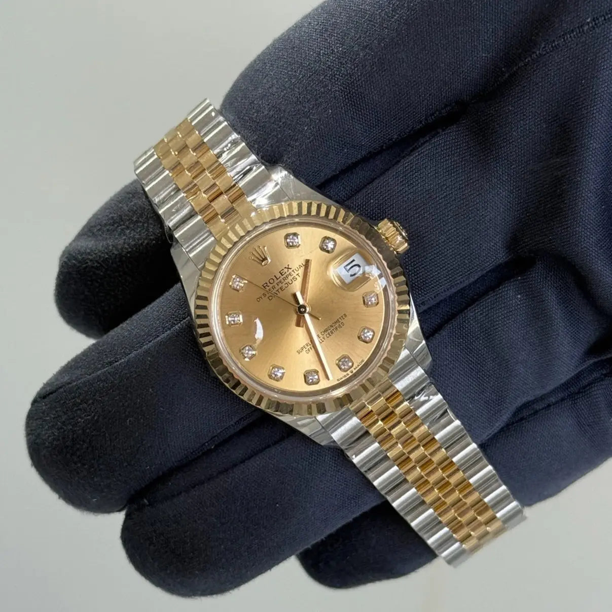 2025 Rolex Datejust 31 Champagne Diamond Dial / 278273 / Two Tone Yellow Gold & Steel / Brand New & Unworn / Box & Papers Just Watch It