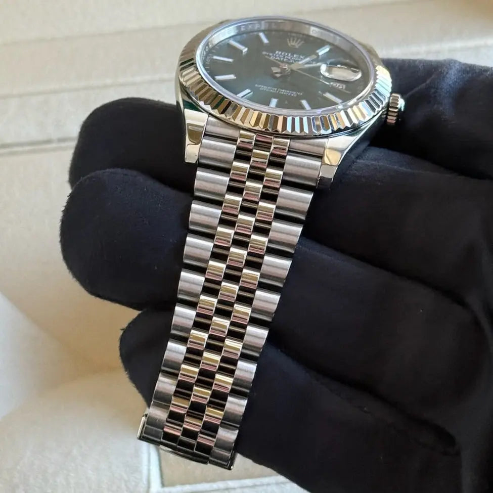 2023 Datejust 41 Mint Green Dial / 126334 / Jubilee Band / Brand New & Unworn / Box & Papers Just Watch It