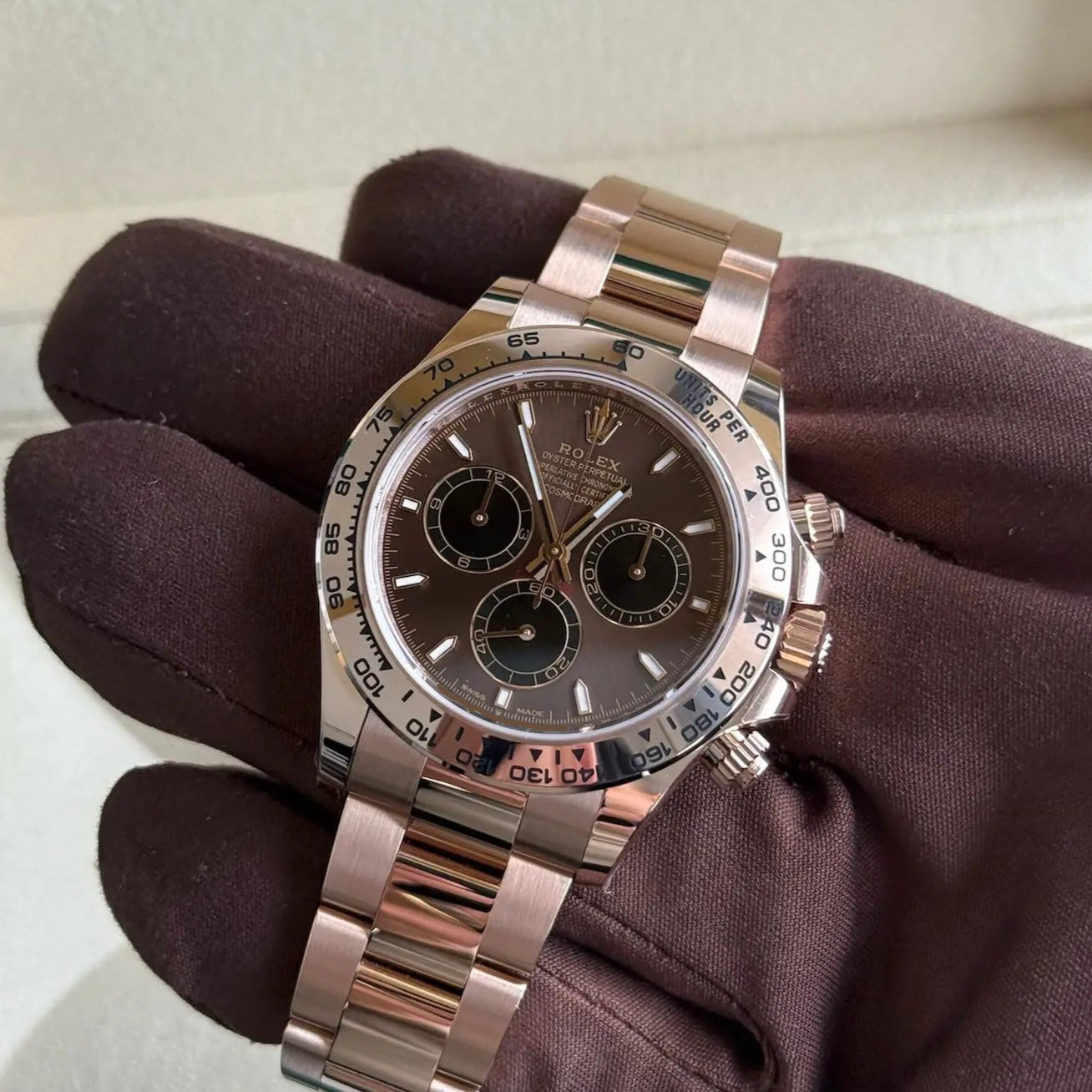 2025 Daytona Cosmograph Chocolate Dial / 126505 / Rose Gold / Brand New & Unworn Just Watch It