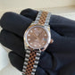 2025 Rolex Datejust 31 Pink Diamond Dial Rose Gold / 278271 / Rose Gold & Steel / Brand New & Unworn / Box & Papers Just Watch It