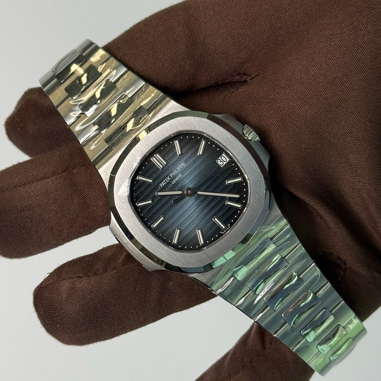 2020 Patek Philippe Nautilus 5711/1A Blue Dial / Steel / Like New & Unpolished / Box & Papers Just Watch It