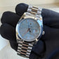 2021 Rolex Day Date 40 Blue Motif Dial / 228206 / 40mm / Platinum President Band / Like New / Box & Papers Just Watch It