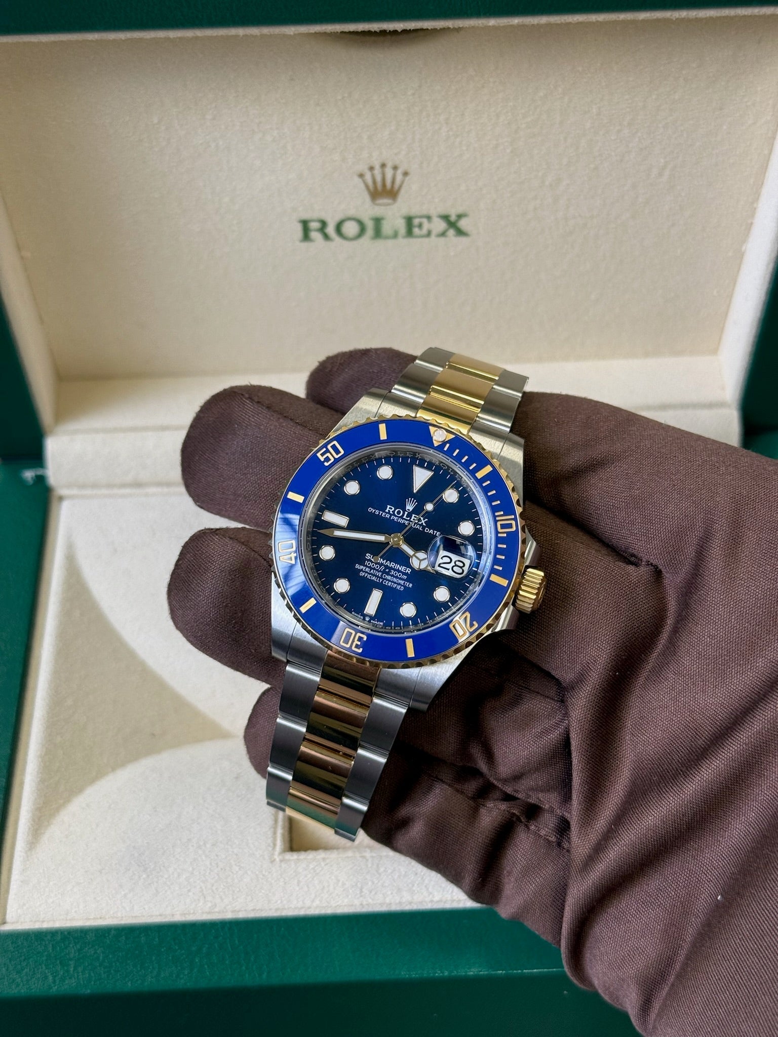 2025 Rolex Submariner Date Bluesy / 126613LB / Yellow Gold & Steel / Brand New & Unworn / Box & Papers Just Watch It