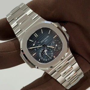 2018 Patek Philippe Nautilus Blue Dial / 5712/1A-001 / Steel / Mint Condition - Just Watch It
