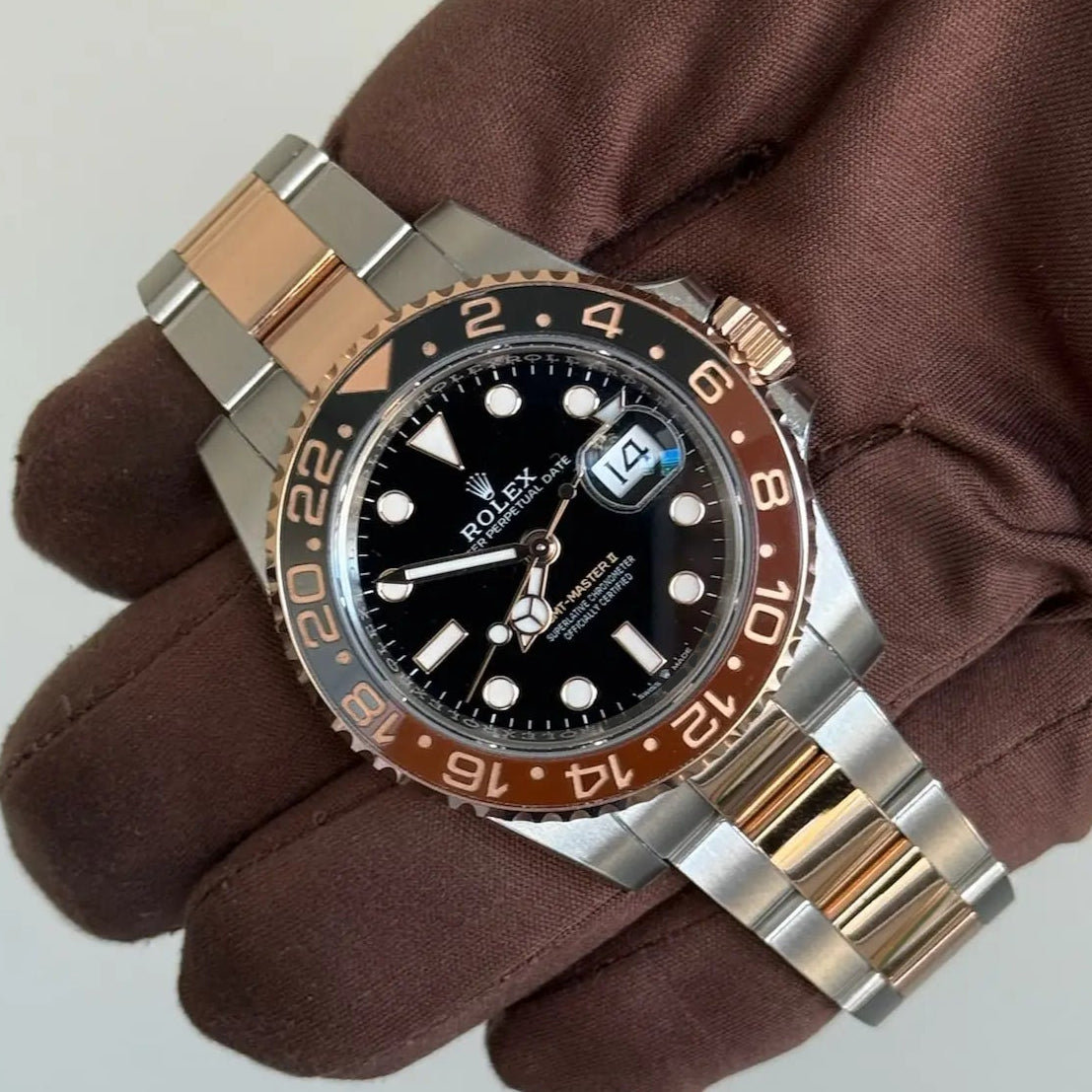 2025 Rolex GMT-Master II ‘Rootbeer’ / 126711CHNR / Two Tone Everose Oyster / 40mm / Brand New & Unworn Just Watch It
