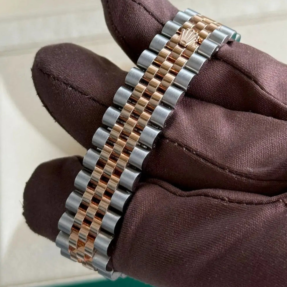 2023 Rolex Datejust 31 Slate Dial / 278381RBR / Factory Diamond Bezel / 31mm / Rose Gold / Mint Condition - Just Watch It