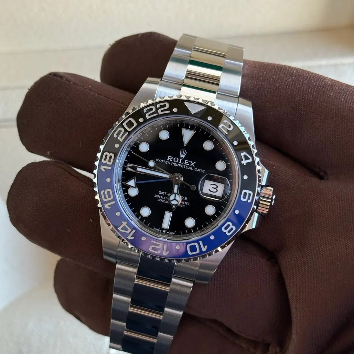 2025 Rolex GMT-Master II 'Batman' Black Dial / 126710BLNR / 40mm / Oyster Bracelet / Brand New & Unworn Just Watch It