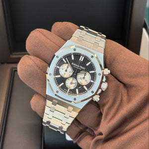 2021 Audemars Piguet Royal Oak Chronograph Black Dial 26331ST / 41mm / Stainless Steel / Mint Condition / Box & Papers Just Watch It