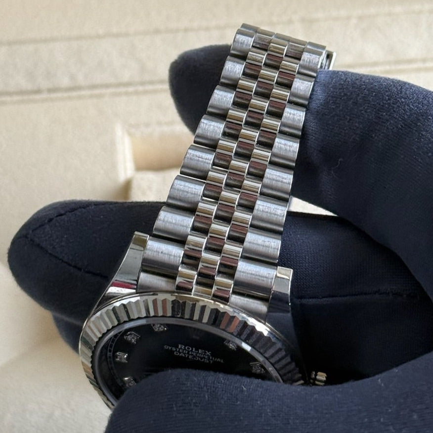 2023 Datejust 41 Slate Diamond Dial / 126334 / Steel / Jubilee Band Just Watch It