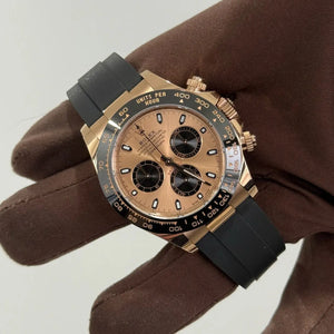 2021 Daytona Cosmograph 'Sundust' Dial / 116515LN / Rose Gold on Oysterflex / Mint Condition / Box & Papers Just Watch It