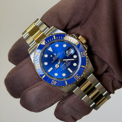 2025 Rolex Submariner Date 41 Bluesy / 126613LB / Two Tone Yellow Gold & Steel / Brand New & Unworn / Box & Papers Just Watch It