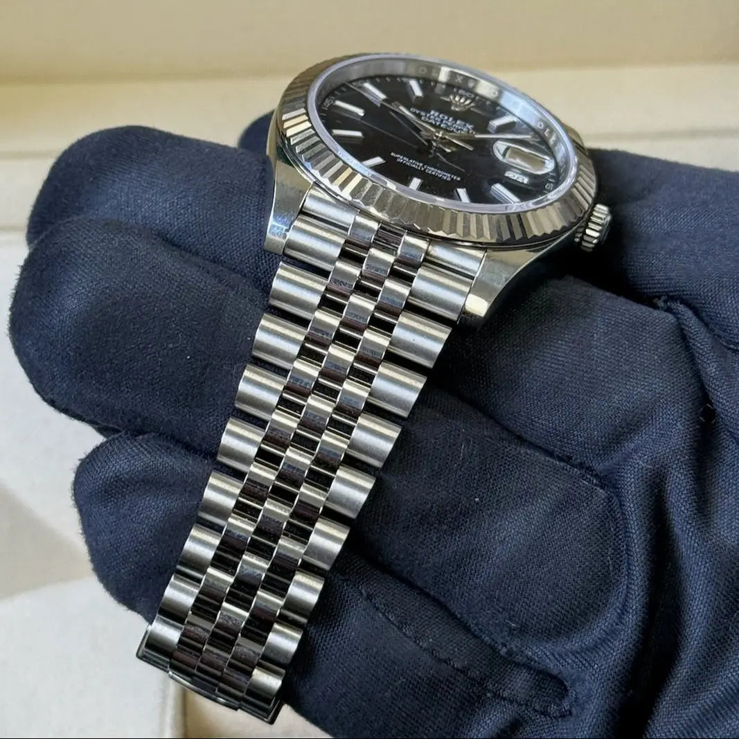 2021 Rolex Datejust 41 Blue Dial / 126334 / Steel / Mint Condition / Box & Papers Just Watch It
