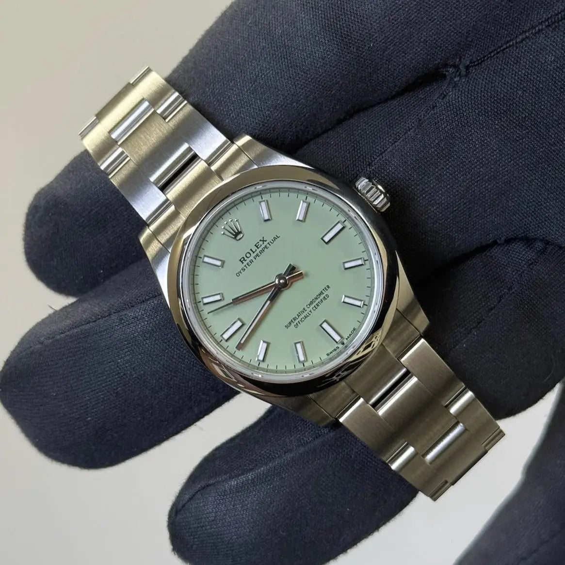 2025 Rolex Oyster Perpetual 31 Pistachio Dial / 277200 / Steel / Brand New & Unworn / Box & Papers Just Watch It
