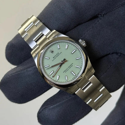 2025 Rolex Oyster Perpetual 31 Pistachio Dial / 277200 / Steel / Brand New & Unworn / Box & Papers Just Watch It