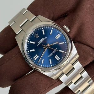 2022 Rolex Oyster Perpetual 41 Blue Dial / 124300 / Steel / Mint Condition