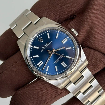2022 Rolex Oyster Perpetual 41 Blue Dial / 124300 / Steel / Mint Condition