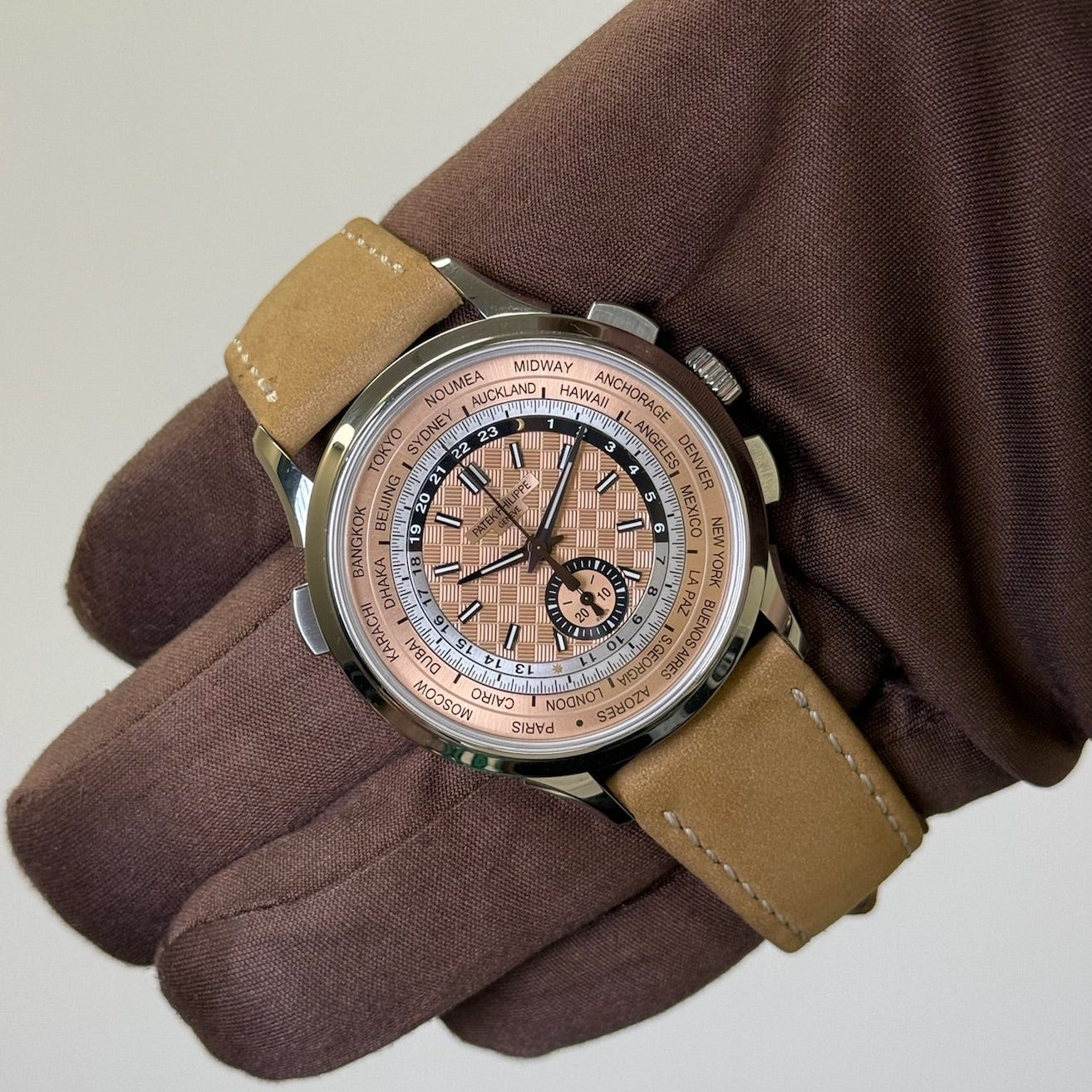 2025 Patek Philippe 5935 World Timer / Steel / Calf Leather / Brand New & Unworn / Box & Papers Just Watch It