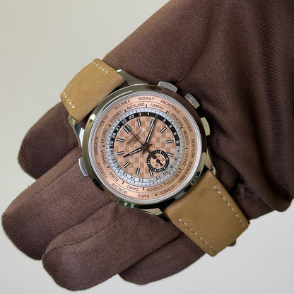 2025 Patek Philippe 5935 World Timer / Steel / Calf Leather / Brand New & Unworn / Box & Papers Just Watch It