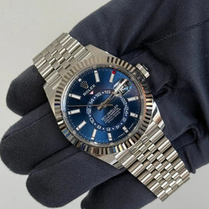 2024 Rolex Skydweller 42 Blue Dial / 336934 / Jubilee Band / Steel / Like New