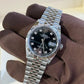2024 Rolex Datejust 36 Black Diamond Dial / 126234 / Jubilee Band / Like New