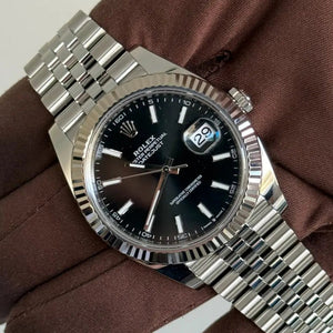 2024 Rolex Datejust 41 Black Dial / 126334 / Steel / Jubilee Band / Like New Just Watch It