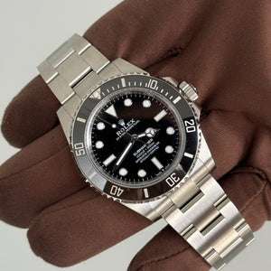 2025 Rolex Submariner No Date / 124060 / Steel / Brand New & Unworn