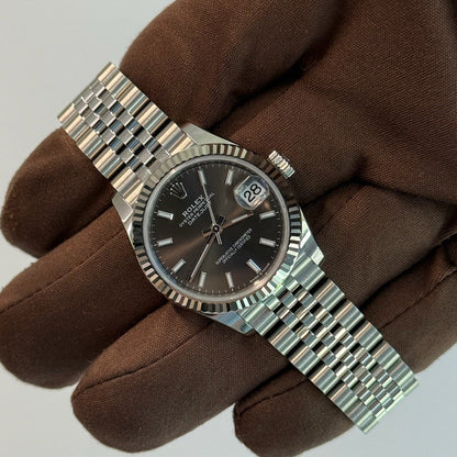 2025 Rolex Datejust 31 Dark Grey Dial 278274 / 31mm / Steel / Brand New & Unworn / Box & Papers Just Watch It