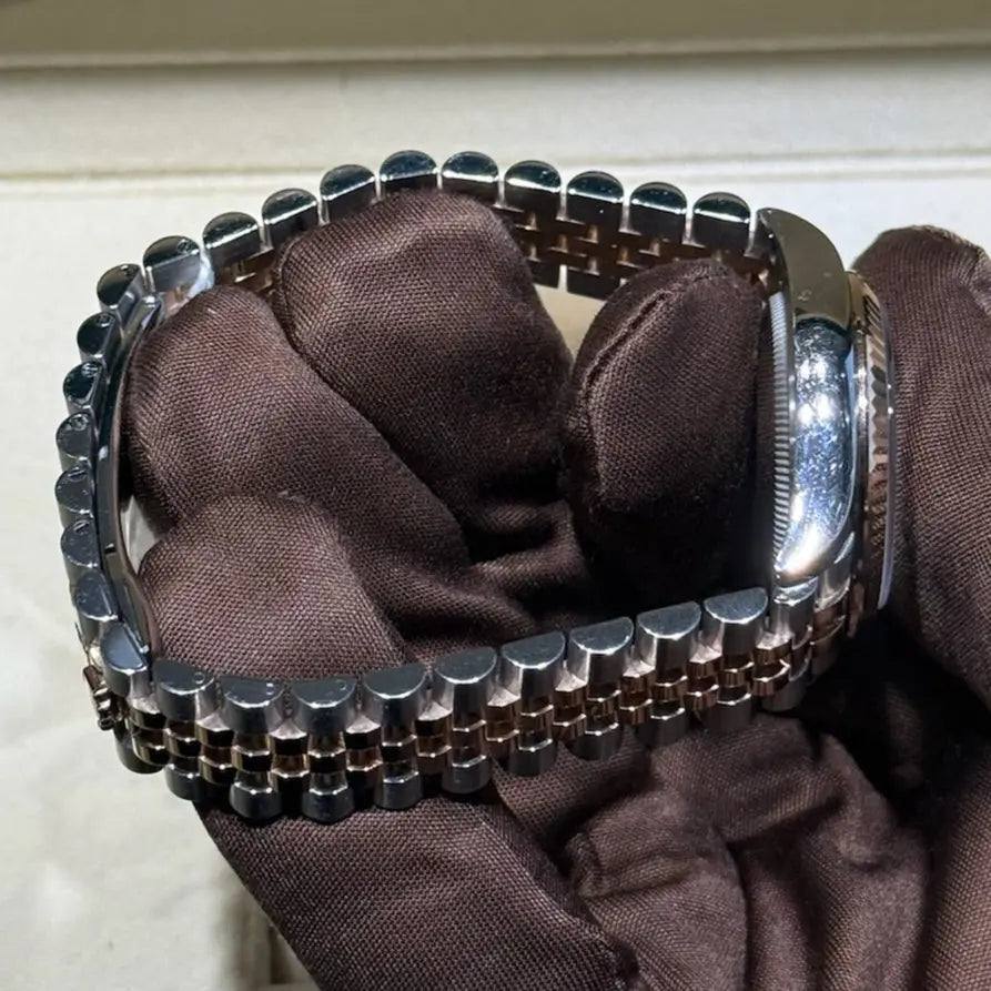 2021 Rolex Datejust 31 Chocolate Roman Diamond VI / 278271 / Rose Gold & Steel / Mint Condition Just Watch It