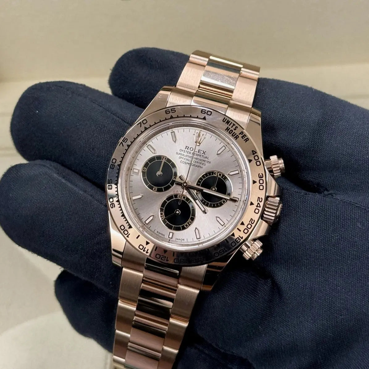 2025 Daytona Cosmograph 'Sundust' Dial / 126505 / Rose Gold / Brand New & Unworn / Box & Papers Just Watch It
