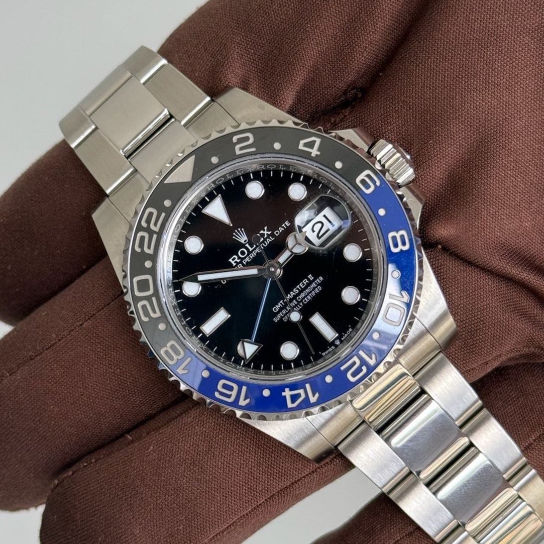 2022 Rolex GMT-Master II ‘Batman’ Black Dial 126710BLNR / 40mm / Steel / Oyster Bracelet / Like New