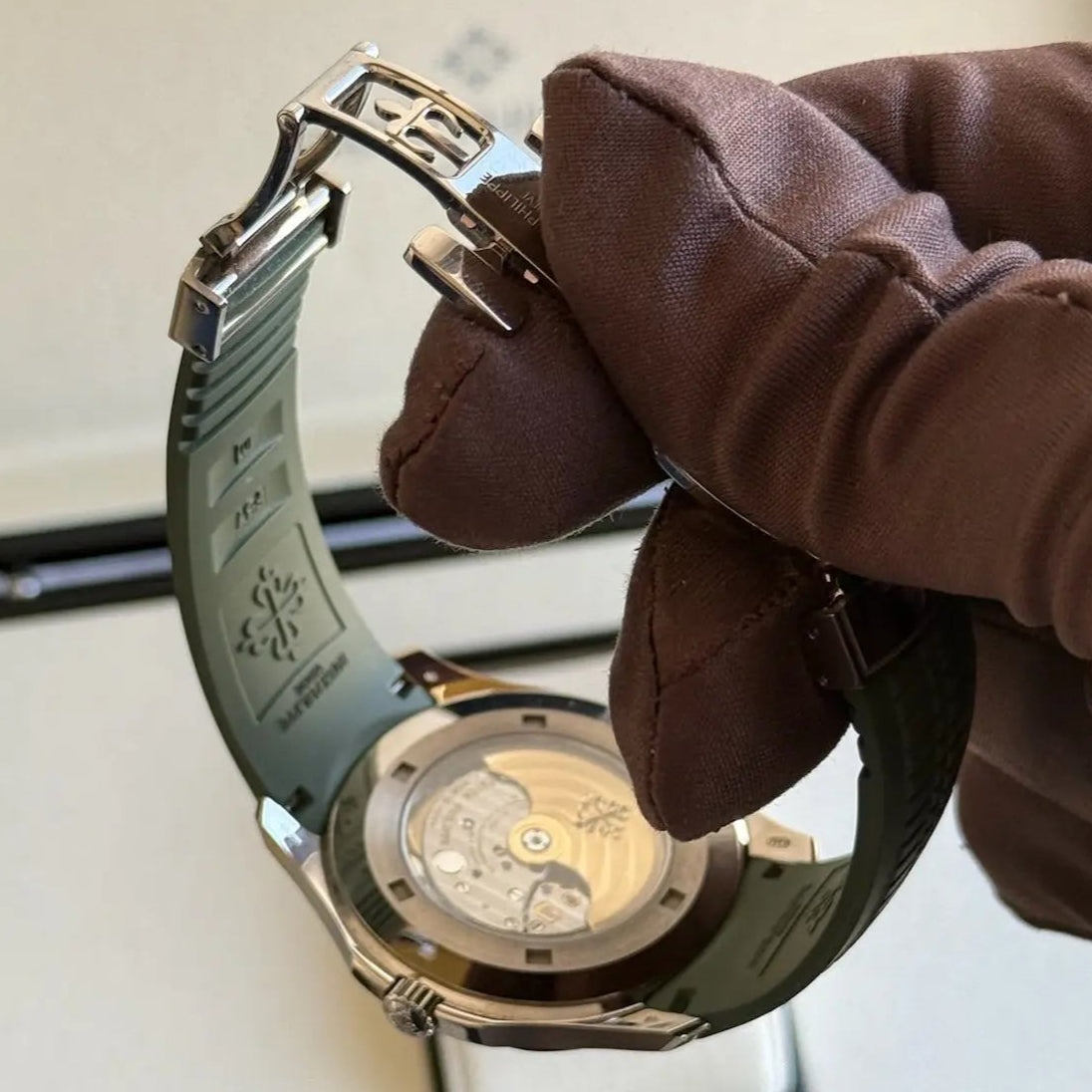 2024 Patek Philippe Aquanaut 5168G Green Dial / Green Rubber Strap / Like New - Just Watch It