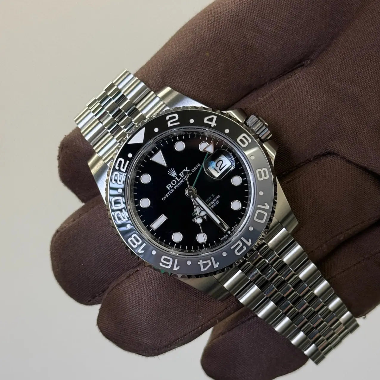 2025 Rolex GMT Master II ‘Bruce Wayne’ / 126710GRNR / Steel / Brand New & Unworn / Box & Papers Just Watch It