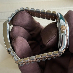 2021 Rolex Datejust 36 Slate Diamond Set Dial / 126231 / Two Tone Rose Gold / Jubilee Band / Mint Condition