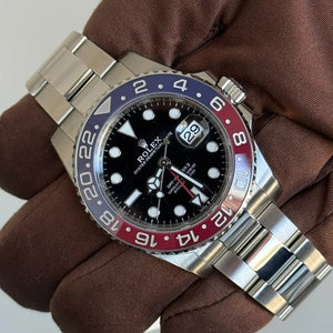 2023 Rolex GMT-Master II 'Pepsi' Black Dial / 126710BLRO / Oyster Ceramic & Steel / 40mm / Mint Condition Just Watch It
