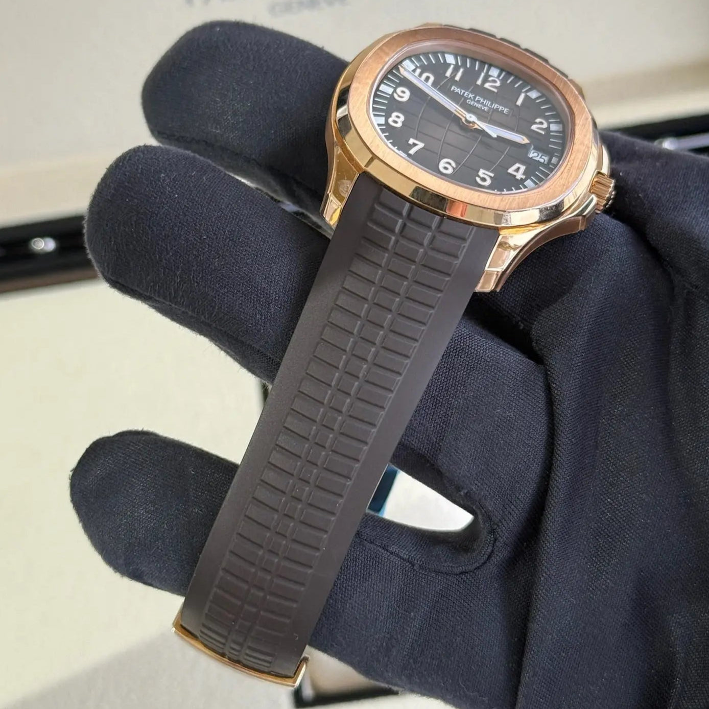 2021 Patek Philippe Aquanaut / 5167R / Rose Gold with Brown Rubber strap / Like New - Just Watch It