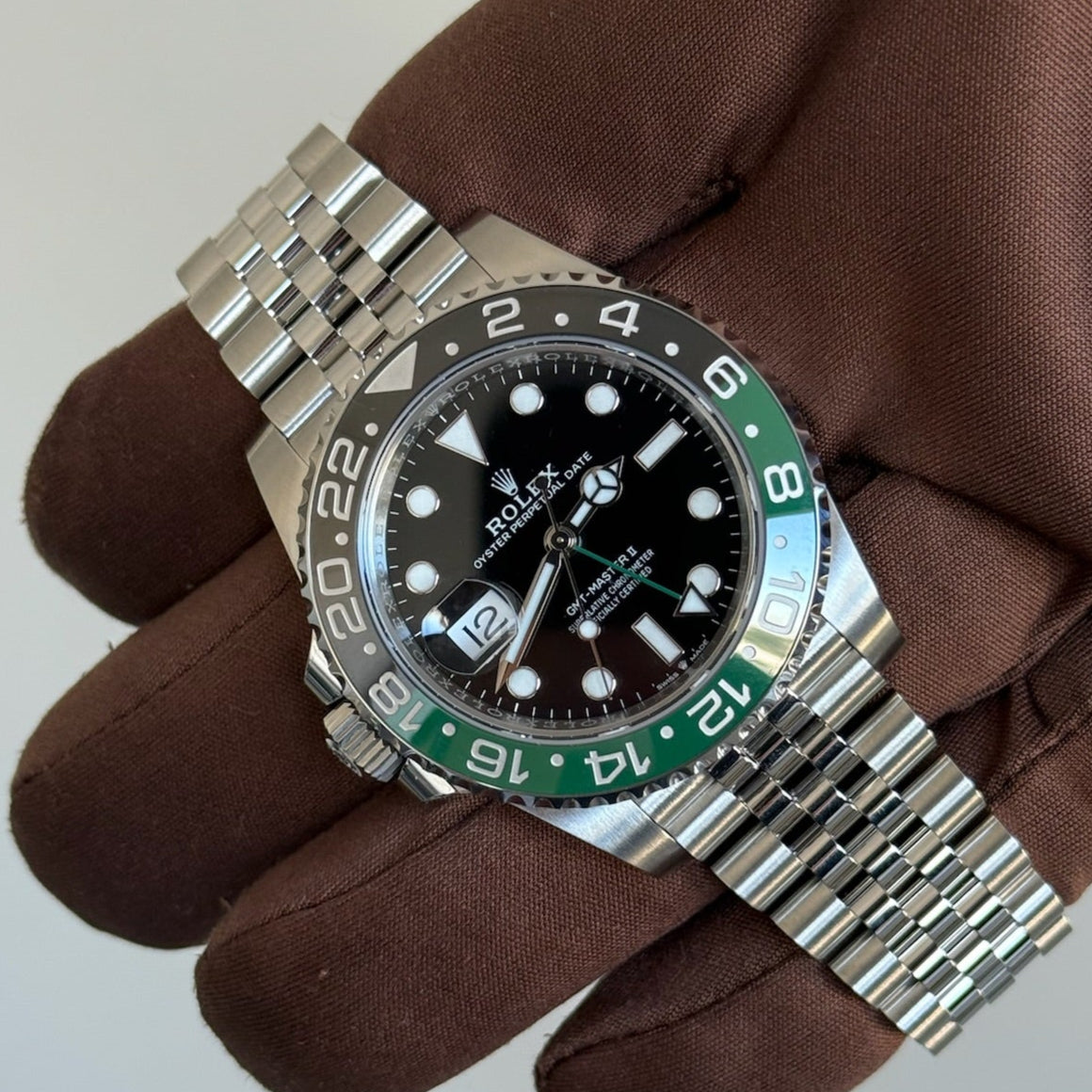 2025 Rolex GMT-Master II 'Sprite' Green/Black Bezel / 126720VTNR / 40mm / Jubilee Band Just Watch It