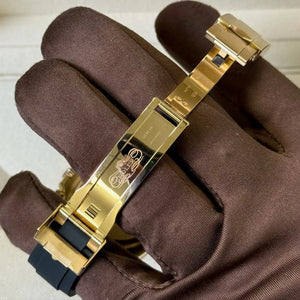 2025 Rolex Daytona Cosmograph Meteorite Dial 126518LN / Yellow Gold on Rubber Strap / Brand New & Unworn / Box & Papers Just Watch It