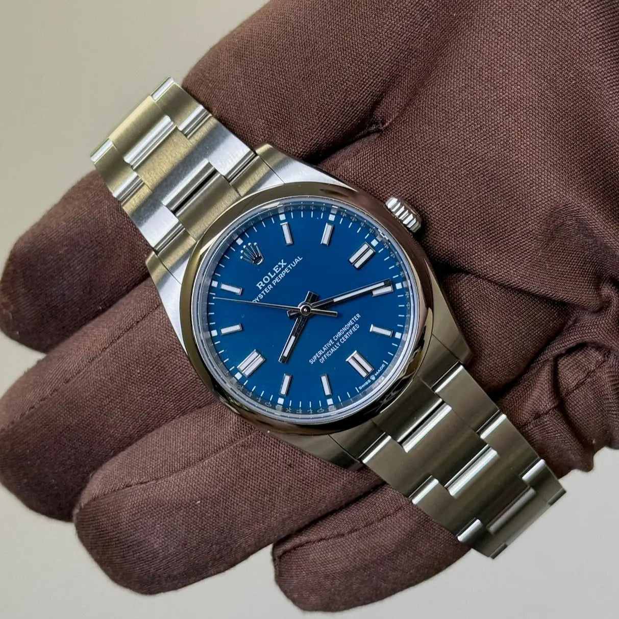 2025 Rolex Oyster Perpetual 36 Blue Index Dial / 126000 / Steel / Brand New & Unworn / Box & Papers Just Watch It