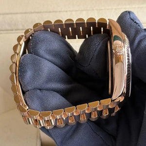 2018 Rolex Day Date 40 Chocolate Baguette Diamond Dial / 228235 / Presidential Bracelet / Mint Condition - Just Watch It