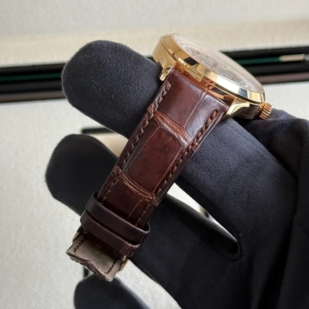2021 Patek Philippe World Time Complications Grey Dial / 5230R-012 / Rose Gold on Crocodile Skin Strap / 38.5mm / Mint Condition / Box & Papers - Just Watch It