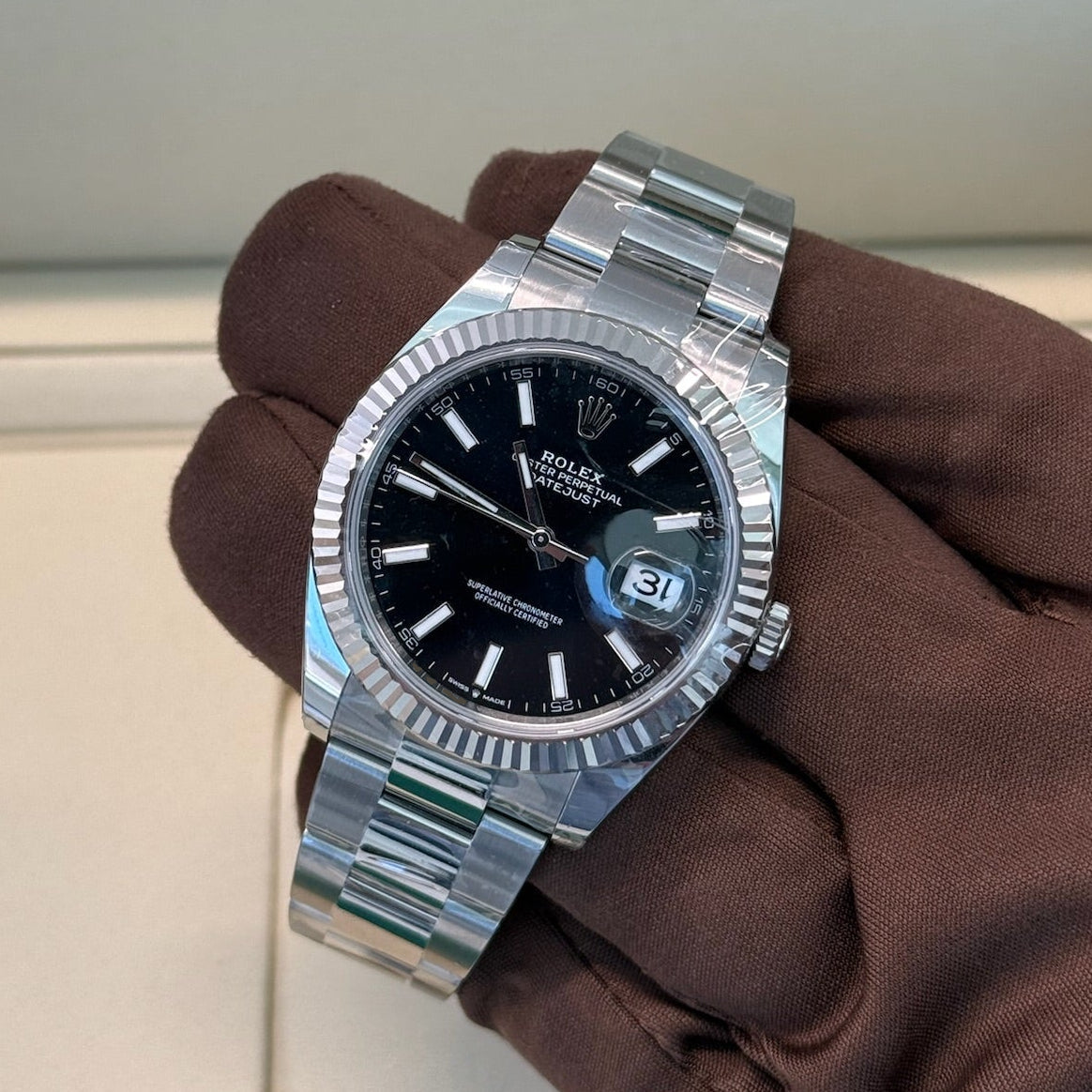 2025 Rolex Datejust 41 Black Dial 126334 / Steel / Brand New & Unworn / Box & Papers Just Watch It