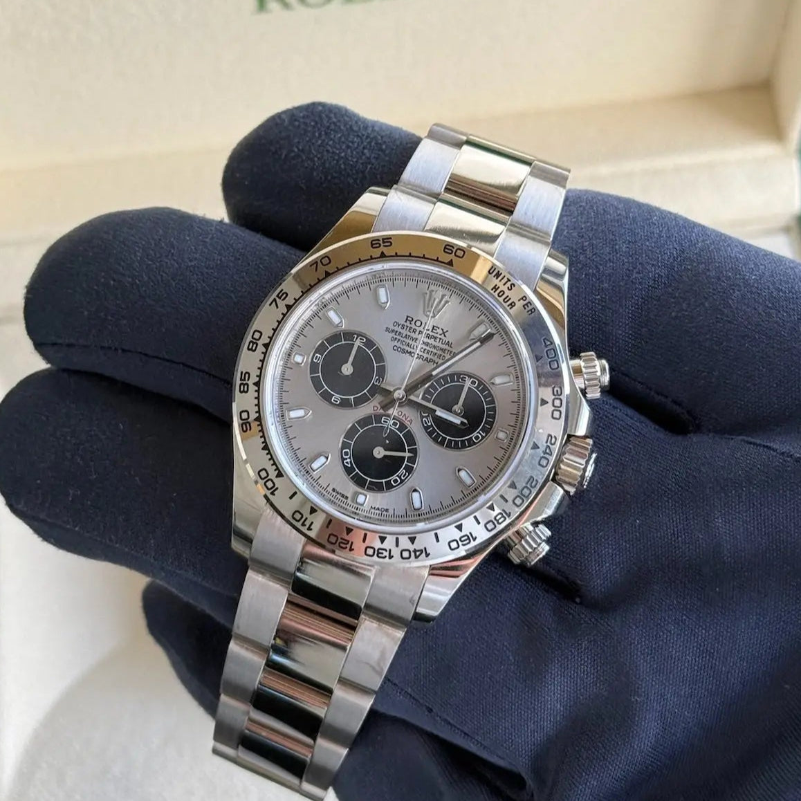 2024 Rolex Daytona Cosmograph 'Koala' Silver Dial / 126509 / White Gold / Like New - Just Watch It