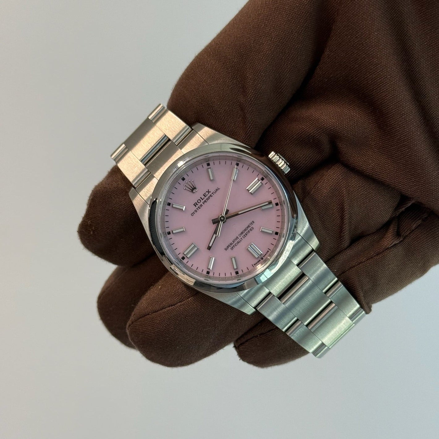 2025 Oyster Perpetual 36 Candy Pink Dial 126000 / 36mm / Stainless Steel / Brand New & Unworn / Box & Papers Just Watch It