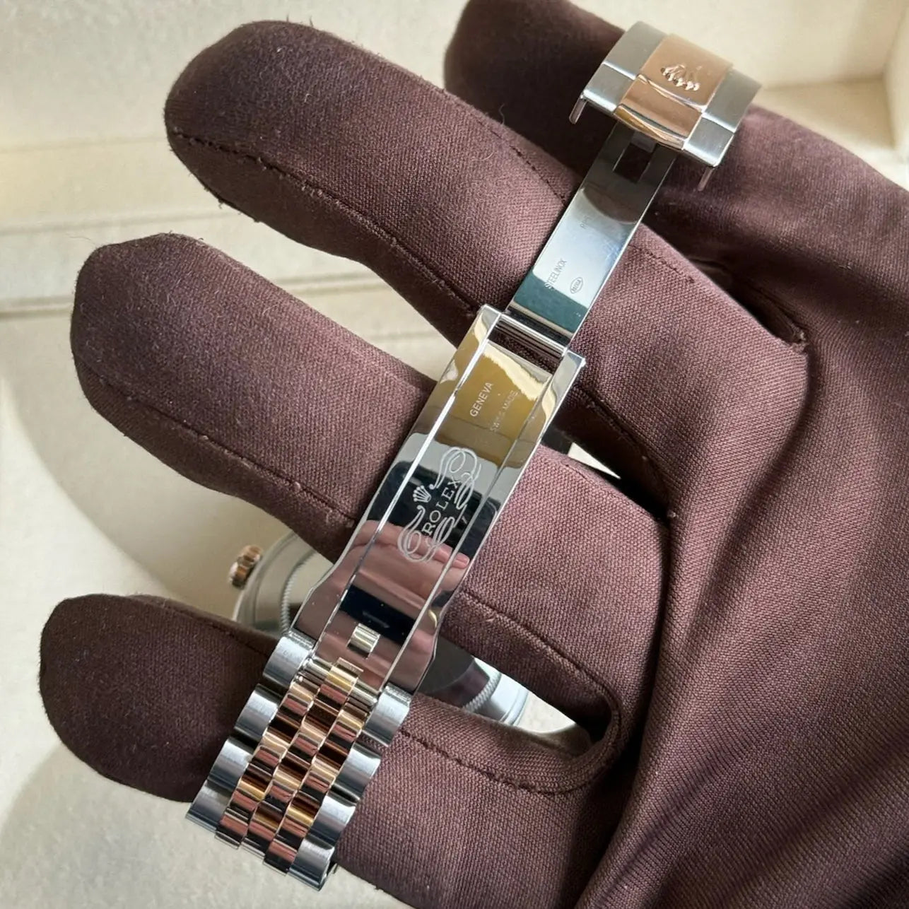 2024 Rolex Datejust 41 Wimbledon Dial / 126331 / Two Tone Rose Gold / Jubilee Band / 41mm / Like New / Box & Papers Just Watch It